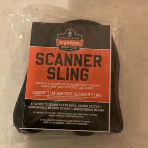 Freya Black Barcode Scanner Sling